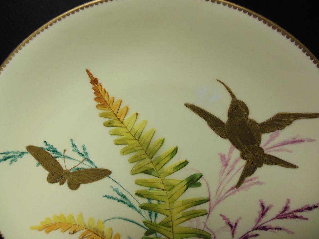 Minton Bouley English Porcelain Set With Hummingbirds Minton Bouley English Porcelain Set With Hummingbirds