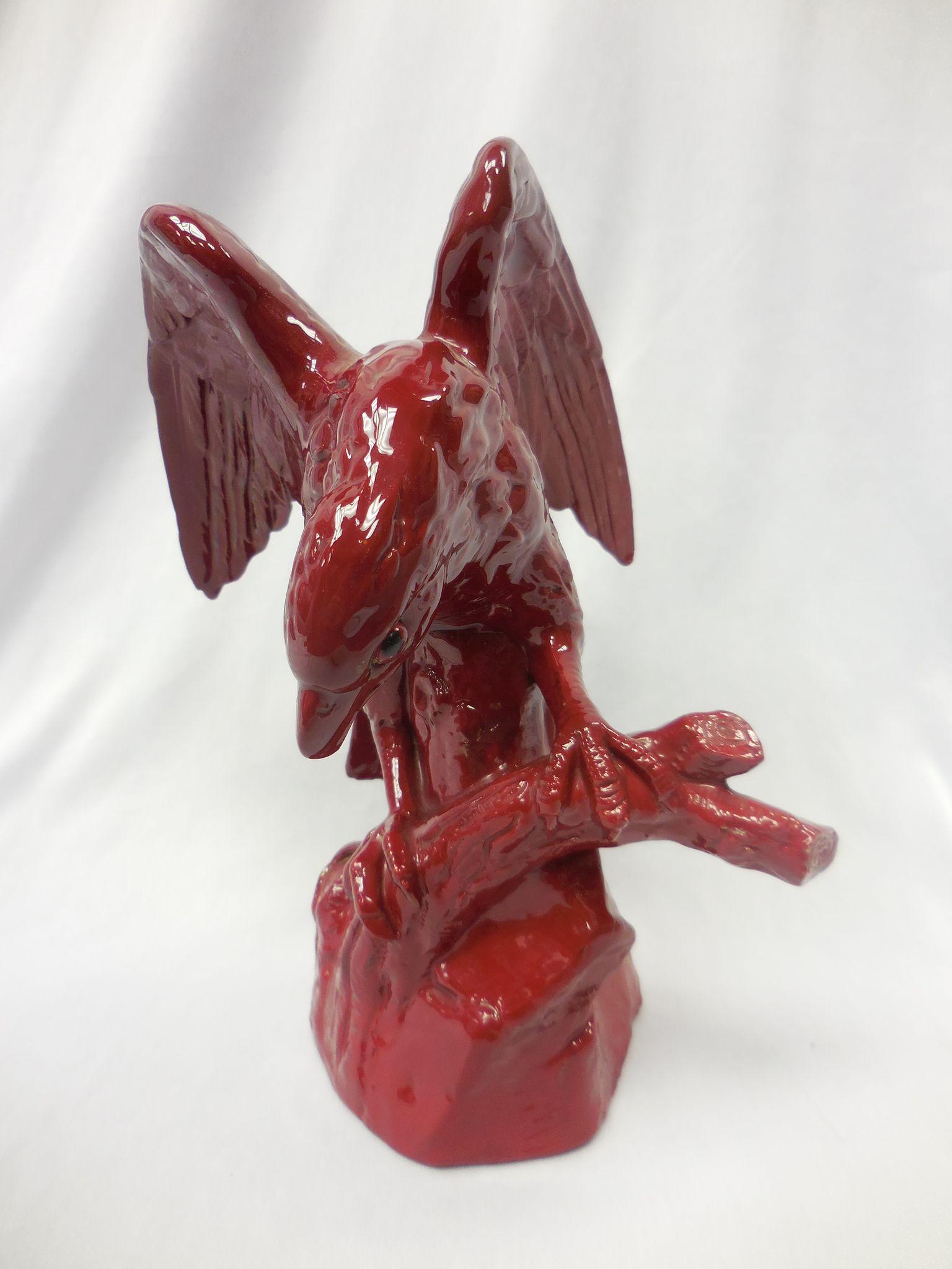 English Flambe Eagle by Bernard Moore English Flambe Eagle by Bernard Moore