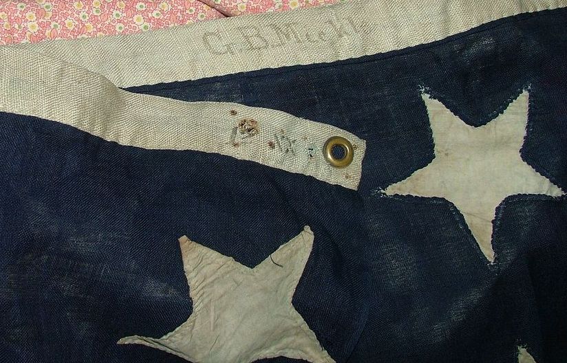Civil War Flag with 34 Stars Guaranteed from 1861 to 1863 ! Civil War Flag with 34 Stars Guaranteed from 1861 to 1863 !