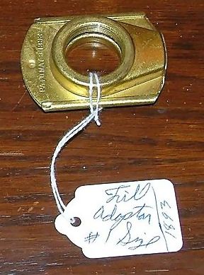 #1 Size Oil Lamp Filler Adapter ! Stamped Pat'd # 497,075. #1 Size Oil Lamp Filler Adapter ! Stamped Pat'd # 497,075.