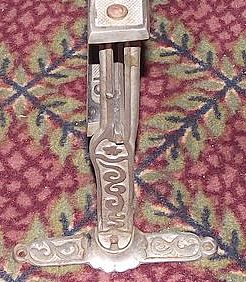 General Store Deluxe Nickel Plated Cast Iron "Paper Roll Dispenser" marked "COLUMBIA" !!! General Store Deluxe Nickel Plated Cast Iron "Paper Roll Dispenser" marked "COLUMBIA" !!!