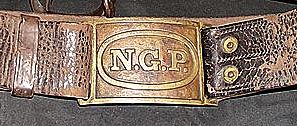 Complete M1872 "NATIONAL GUARD of PENNSYLVANIA" Infantry Belt Buckle Plate with Original Leather Belt & Keeper !!! Indian Wars Issued Circa 1874. Complete M1872 "NATIONAL GUARD of PENNSYLVANIA" Infantry Belt Buckle Plate with Original Leather Belt & Keeper !!! Indian Wars Issued Circa 1874.