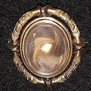 14 Karat Gold Civil War Period Convert-able "Mourning Broach" with Man's Photo & Hair Locket under Beveled Glass ! 14 Karat Gold Civil War Period Convert-able "Mourning Broach" with Man's Photo & Hair Locket under Beveled Glass !