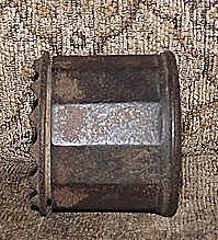 Rare Primitive Cast iron Inkwell Marked "Patent" with Removable Lid & Glass Insert ! Ca. 1865. Rare Primitive Cast iron Inkwell Marked "Patent" with Removable Lid & Glass Insert ! Ca. 1865.