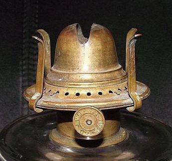 Findlay produced Crown Fount Pattern "Crystal Lamp with Ebony Foot" Oil Lamp !!! Ca. 1897 Adv. Findlay produced Crown Fount Pattern "Crystal Lamp with Ebony Foot" Oil Lamp !!! Ca. 1897 Adv.