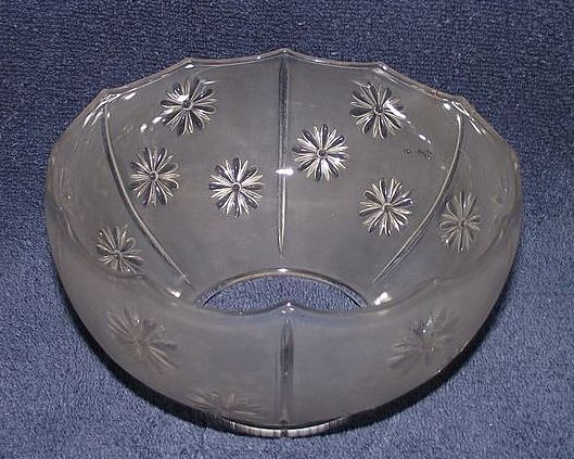 Near Mint Embossed "Daisy Panels" Pattern Glass Shade !!! Ca. 1900. Near Mint Embossed "Daisy Panels" Pattern Glass Shade !!! Ca. 1900.