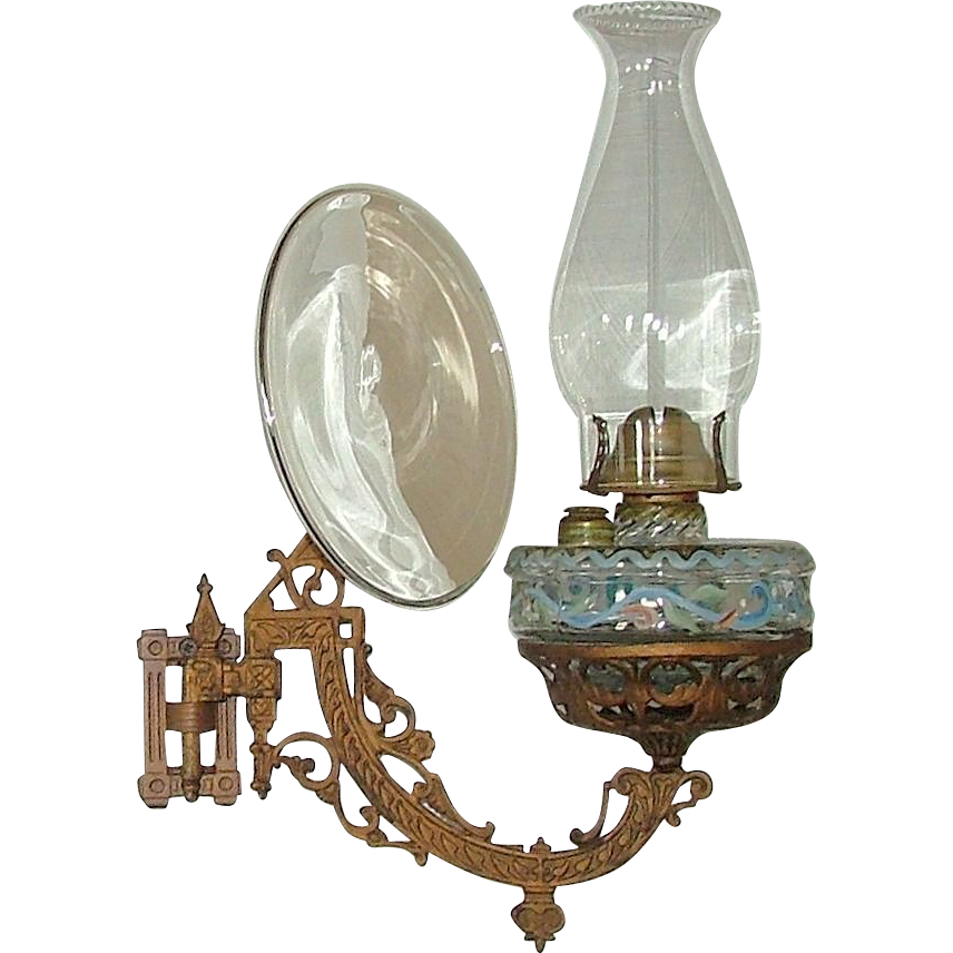 Polished Solid Brass Vintage Wall Oil Lamp Images - Frompo