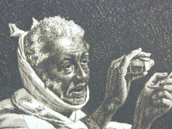 Fine 19th c. Black Americana - T.W. Wood Signed Etching Fine 19th c. Black Americana - T.W. Wood Signed Etching