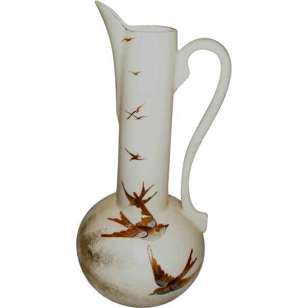 Erdmann+Schlegelmilch Erdmann Schlegelmilch ~ E.S. PRUSSIA ~ EWER/VASE ~ ca. 1861 ~ Hand ...