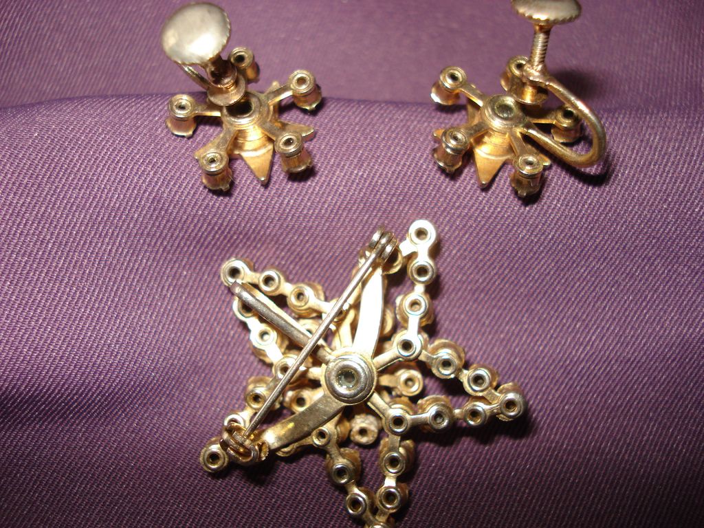 Vintage Eastern Star Paste Jewelry Vintage Eastern Star Paste Jewelry