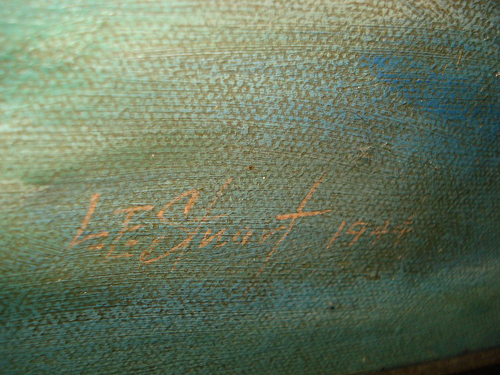 Large Painting of Battleship Destroyer 1944 USS Eversole De 404 Large Painting of Battleship Destroyer 1944 USS Eversole De 404
