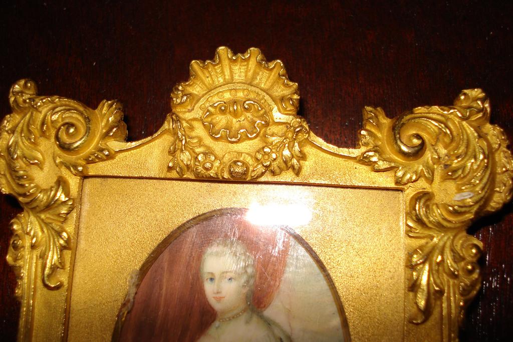 Miniature French Portrait Marie Antoinette Miniature French Portrait Marie Antoinette