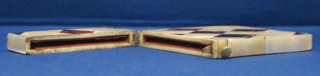 FINE Tortoiseshell & Mother of Pearl Card Case FINE Tortoiseshell & Mother of Pearl Card Case