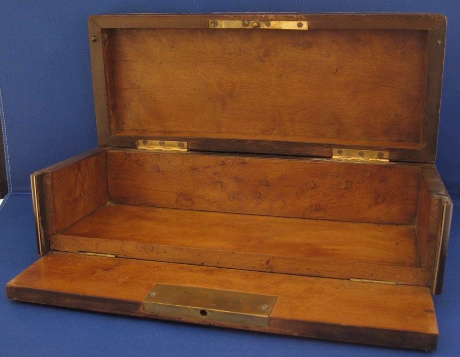 MAGNIFICENT French GLOVE Box Inlaid Wood & Mother of Pearl MAGNIFICENT French GLOVE Box Inlaid Wood & Mother of Pearl