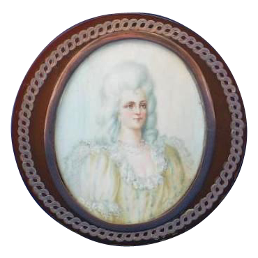 RARE Antique Blond Tortoiseshell, Gold, & Ivory Portrait Miniature Snuff Box, French ca. 1860 RARE Antique Blond Tortoiseshell, Gold, & Ivory Portrait Miniature Snuff Box, French ca. 1860
