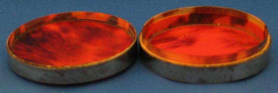Steel & Tortoiseshell Snuff Box w/ Miniature Sepia Mourning Painting, ca. 1780 Steel & Tortoiseshell Snuff Box w/ Miniature Sepia Mourning Painting, ca. 1780
