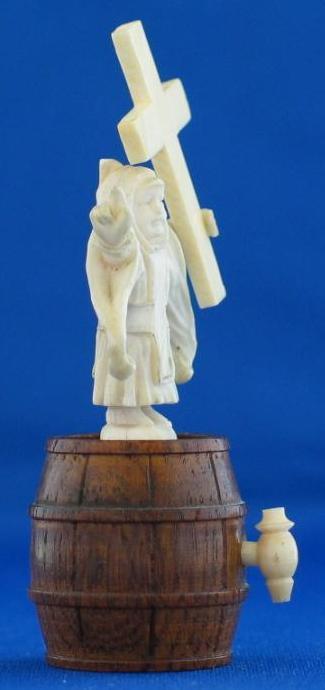 Antique SIGNED European Carved Ivory Figure of the Munich Child Antique SIGNED European Carved Ivory Figure of the Munich Child