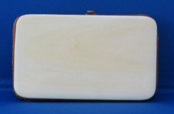 Antique Carved Ivory Coin Purse in Cameo Relief - Dieppe, French ca. 1870 Antique Carved Ivory Coin Purse in Cameo Relief - Dieppe, French ca. 1870