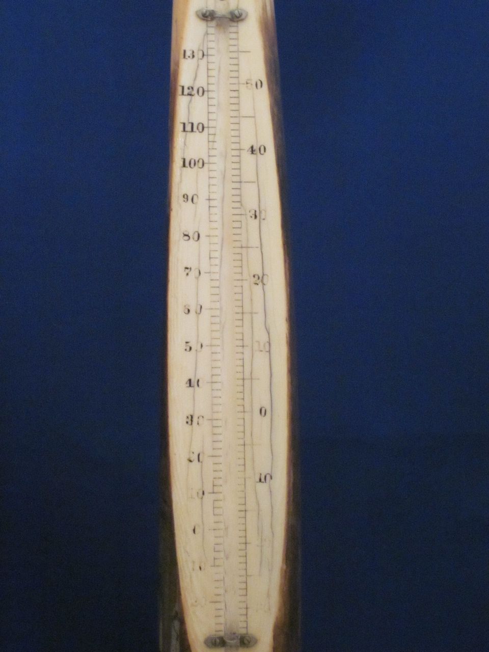 18" TIFFANY & CO IVORY Tusk Desk Thermometer c1900 18" TIFFANY & CO IVORY Tusk Desk Thermometer c1900