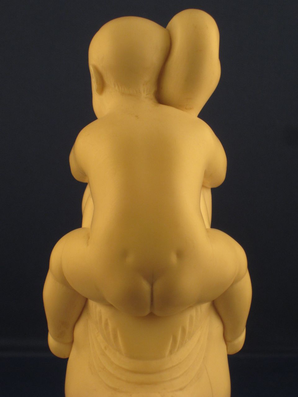 HEAVY DIEPPE Carved Ivory Figure of Child Riding a Duck, French HEAVY DIEPPE Carved Ivory Figure of Child Riding a Duck, French