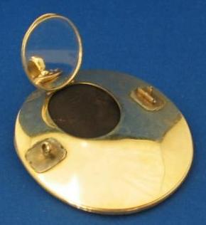 18c American Portrait Miniature on Ivory w/ Swivel Back Frame/Locket 18c American Portrait Miniature on Ivory w/ Swivel Back Frame/Locket