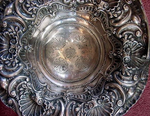 Victorian Silver Sea Shell Design, Brides Basket/Cake Basket, Exquisite! Victorian Silver Sea Shell Design, Brides Basket/Cake Basket, Exquisite!