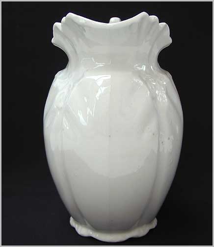 Antique White Ironstone Pitcher Wedgwood & Co Ornate Victorian Design Antique White Ironstone Pitcher Wedgwood & Co Ornate Victorian Design