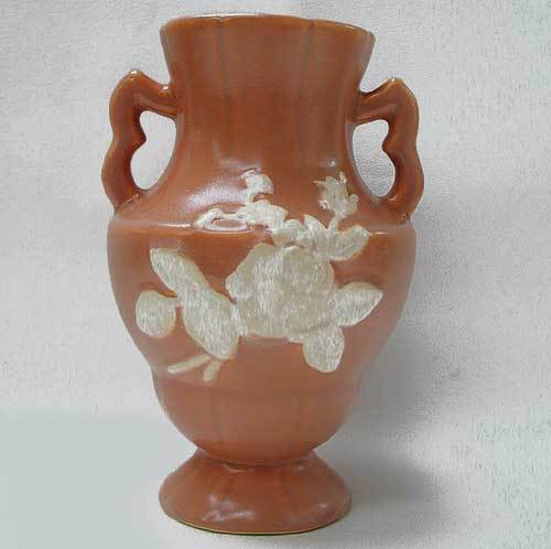 Vintage Weller Art Pottery Vase Cameo Vintage Weller Art Pottery Vase Cameo