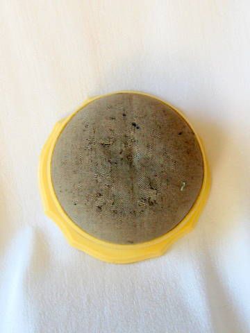 Art Deco Era Celluloid Pin Cushion by Du Barry Art Deco Era Celluloid Pin Cushion by Du Barry
