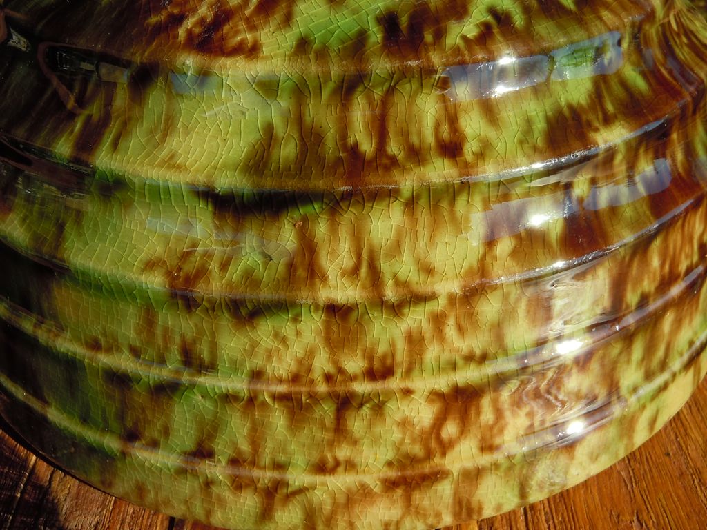 Morton Pottery Spongeware Bowl Set Woodland Rockingham Glaze Morton Pottery Spongeware Bowl Set Woodland Rockingham Glaze