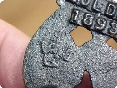 Child's Toy Miniature Cast Iron Trivet Salesman Sample Heirloom Child's Toy Miniature Cast Iron Trivet Salesman Sample Heirloom