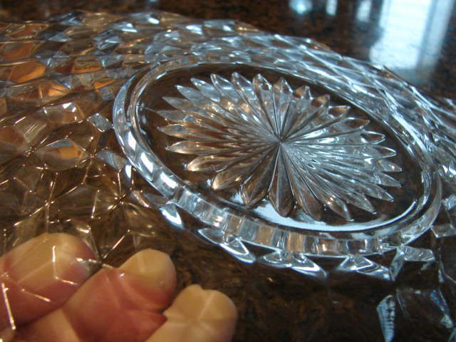 Fostoria Glass American 12" Cracker Cake Snack Plate Free Shipping Fostoria Glass American 12" Cracker Cake Snack Plate Free Shipping