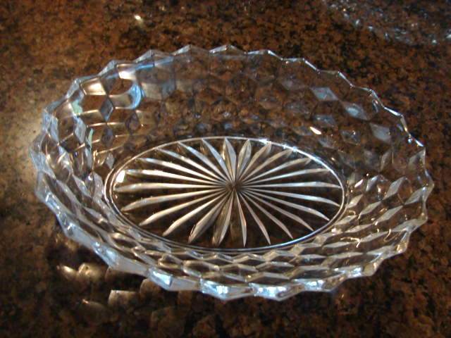 Fostoria Glass American 9 ¼" Oval Vegetable Bowl Free Shipping Fostoria Glass American 9 ¼" Oval Vegetable Bowl Free Shipping