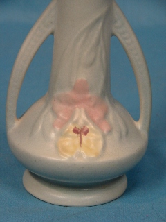 Hull Art Pottery USA Orchid Matte Blue Vase 306 6 3/4" 1938 Double Handled Hull Art Pottery USA Orchid Matte Blue Vase 306 6 3/4" 1938 Double Handled