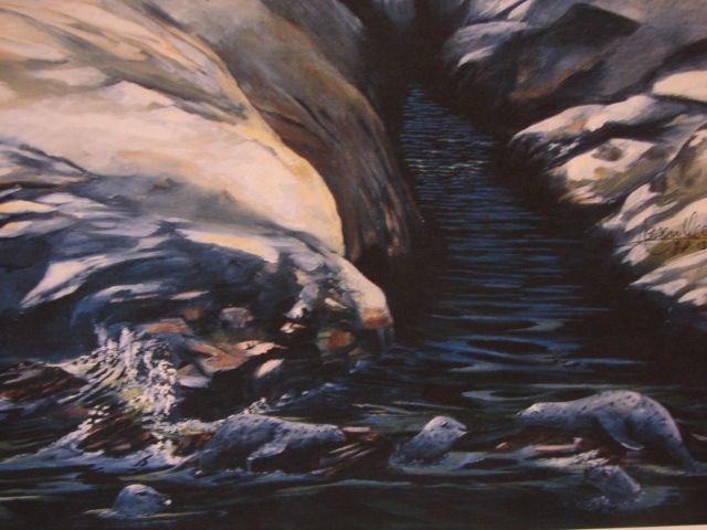 Sports Golf Art Jason Denaro Limited Edition Print "Harbor Seals 15th at Cypress Point (Monterrey)" Famous Golf Courses Scarce Artist Proof Sports Golf Art Jason Denaro Limited Edition Print "Harbor Seals 15th at Cypress Point (Monterrey)" Famous Golf Courses Scarce Artist Proof