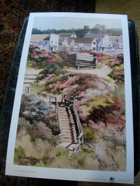 Erin Dertner Limited Edition Print "Our Town" Scarce! Erin Dertner Limited Edition Print "Our Town" Scarce!