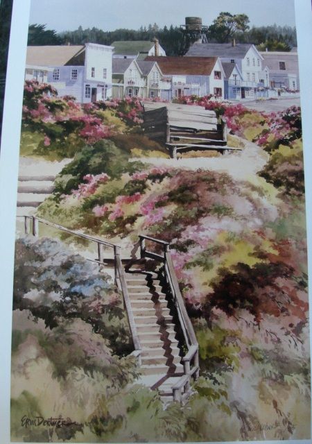 Erin Dertner Limited Edition Print "Our Town" Scarce! Erin Dertner Limited Edition Print "Our Town" Scarce!