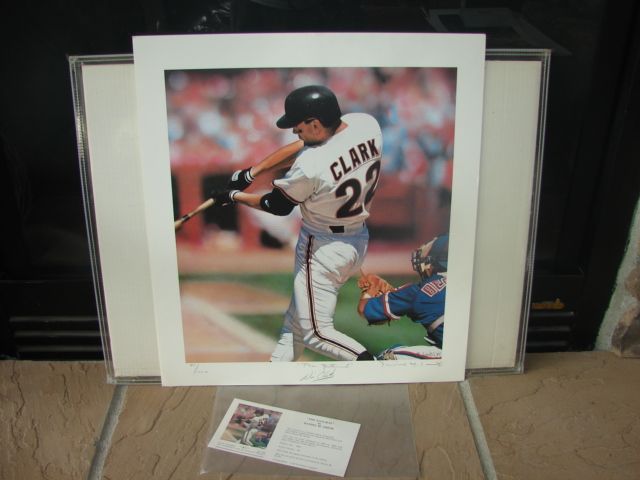 Baseball Sports Limited Edition Print "The Natural" Daniel M. Smith Artist & Will, "The Thrill", Clark Signed Baseball Sports Limited Edition Print "The Natural" Daniel M. Smith Artist & Will, "The Thrill", Clark Signed