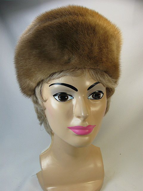 Elegant Vintage Turban Style Mink Hat Elegant Vintage Turban Style Mink Hat