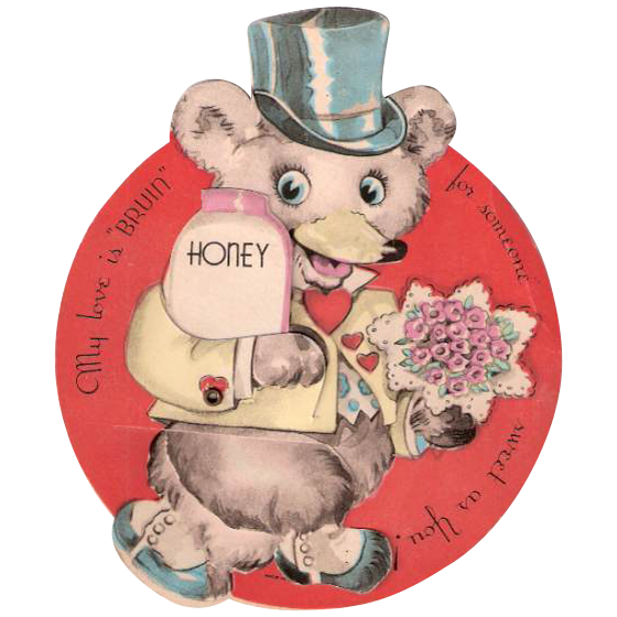 Mechanical Honey Bear Valentine Bruin Mechanical Honey Bear Valentine Bruin