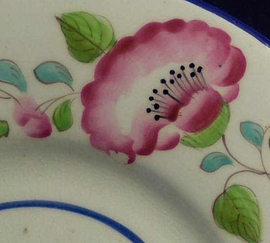 New Hall Porcelain Bone China Dish Pat 1571 Staffordshire Pink Mallow Flowers Yellow & Purple Violas ca.1820 New Hall Porcelain Bone China Dish Pat 1571 Staffordshire Pink Mallow Flowers Yellow & Purple Violas ca.1820