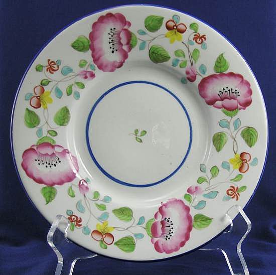 New Hall Porcelain Bone China Dish Pat 1571 Staffordshire Pink Mallow Flowers Yellow & Purple Violas ca.1820 New Hall Porcelain Bone China Dish Pat 1571 Staffordshire Pink Mallow Flowers Yellow & Purple Violas ca.1820