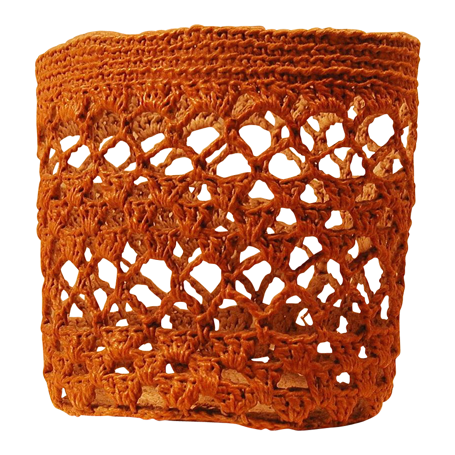 Navy Sailors Macrame Knotted Basket Folk Art 19th c. Merchant Marine Maritime Navy Sailors Macrame Knotted Basket Folk Art 19th c. Merchant Marine Maritime