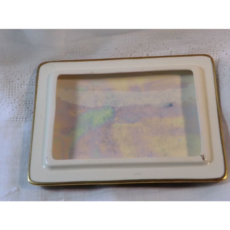 Carlton Ware Micado Blue Lustre Luster Box New Micado England Carlton Ware Micado Blue Lustre Luster Box New Micado England