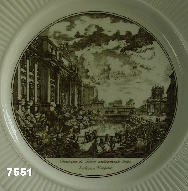 Wedgwood Edme Piranesi Plates Italian Architecture Transferware Set of 4 Wedgwood Edme Piranesi Plates Italian Architecture Transferware Set of 4