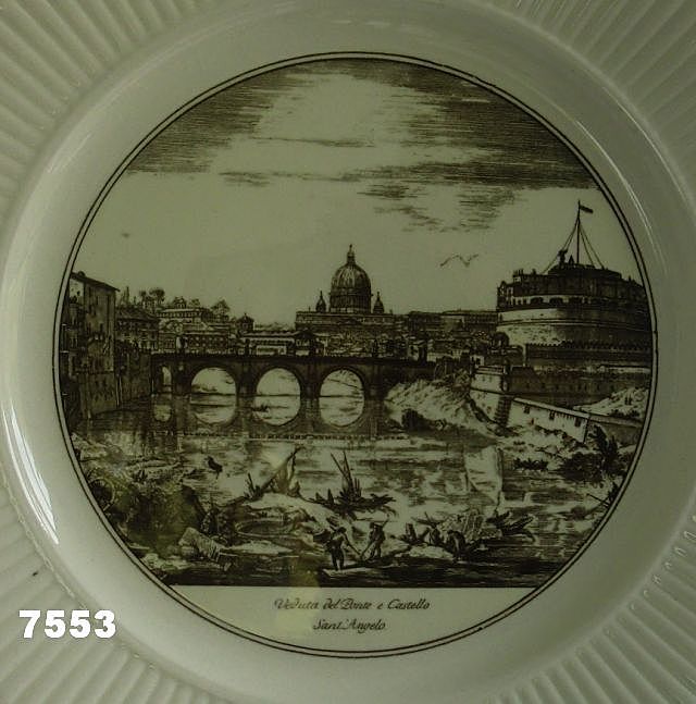 Wedgwood Edme Piranesi Plates Italian Architecture Transferware Set of 4 Wedgwood Edme Piranesi Plates Italian Architecture Transferware Set of 4
