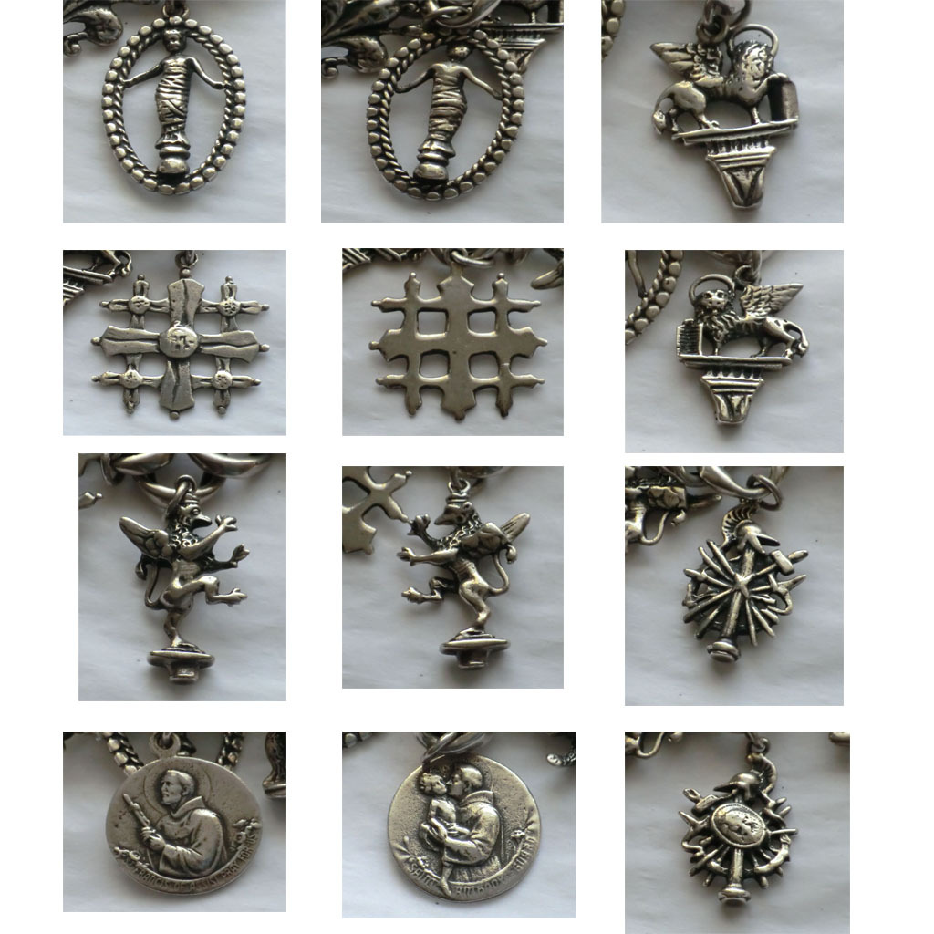 Parenti Sterling Silver 20 Charm Bracelet ca. 1940-60 wt 5.8 oz Parenti Sterling Silver 20 Charm Bracelet ca. 1940-60 wt 5.8 oz