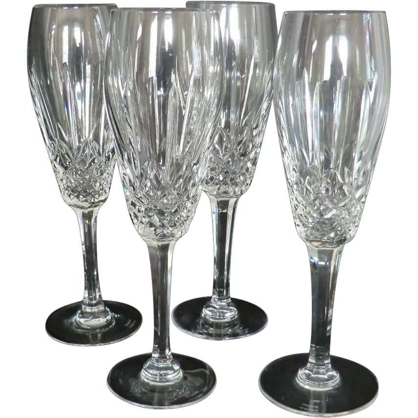 Marquis by Waterford Laurent Champagne Flute Lead Crystal Irish ca. 1991 Marquis by Waterford Laurent Champagne Flute Lead Crystal Irish ca. 1991