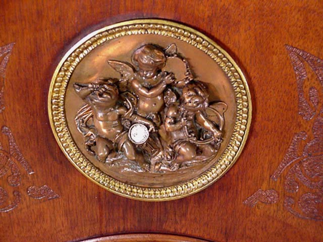 Walnut Victorian Parlor Cabinet, Possibly Allen Brothers Walnut Victorian Parlor Cabinet, Possibly Allen Brothers