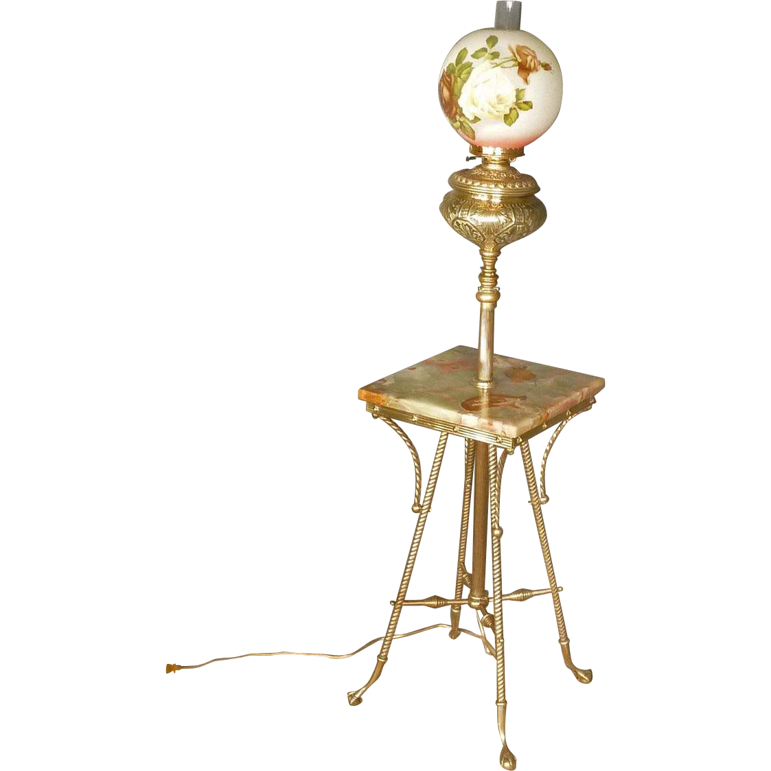 Victorian Piano Lamp, Floor Lamp from antiquesonhanover on ...